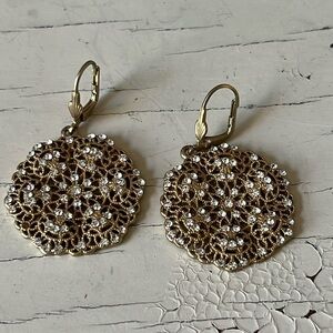 *  Gold lace like earrings